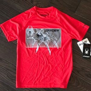 Kids Spyder Tee Shirt Size Small NWT